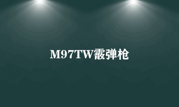 M97TW霰弹枪