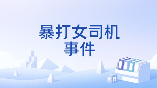 暴打女司机事件