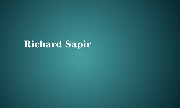 Richard Sapir