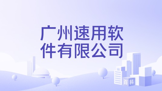 广州速用软件有限公司