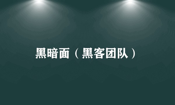 黑暗面（黑客团队）