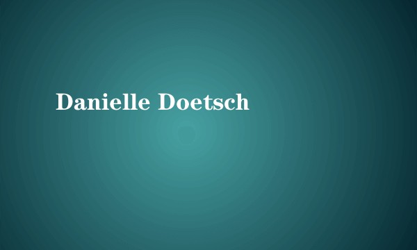 Danielle Doetsch