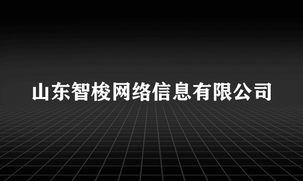 山东智梭网络信息有限公司