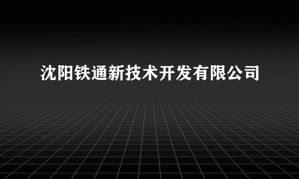 沈阳铁通新技术开发有限公司