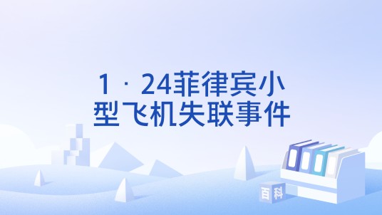 1·24菲律宾小型飞机失联事件