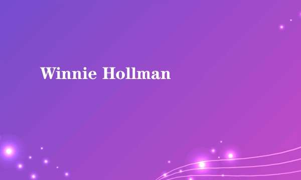 Winnie Hollman