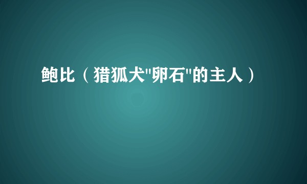 鲍比（猎狐犬