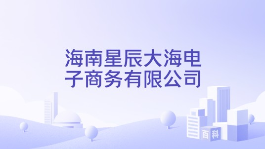 海南星辰大海电子商务有限公司