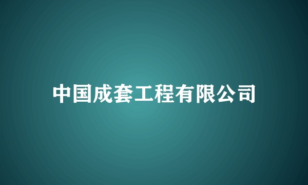 中国成套工程有限公司