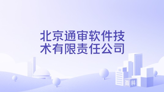 北京通审软件技术有限责任公司