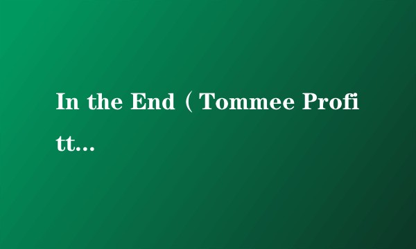 In the End（Tommee Profitt制作单曲）