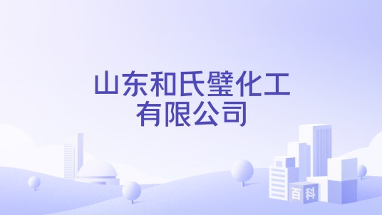 山东和氏璧化工有限公司