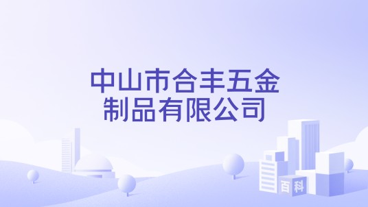 中山市合丰五金制品有限公司