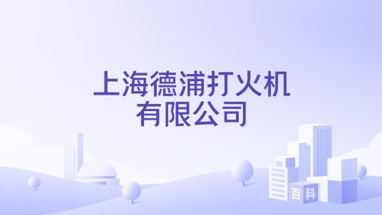 上海德浦打火机有限公司