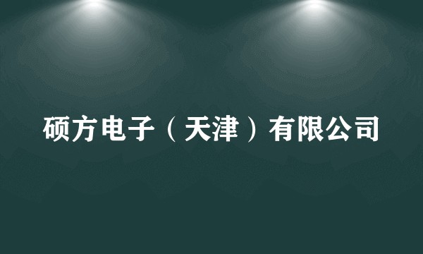 硕方电子（天津）有限公司