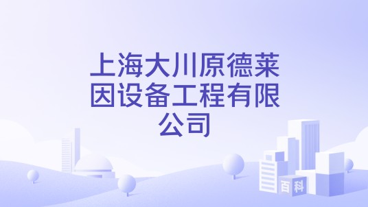上海大川原德莱因设备工程有限公司