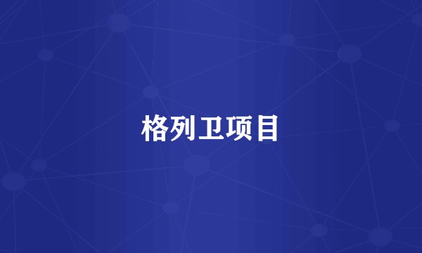 格列卫项目