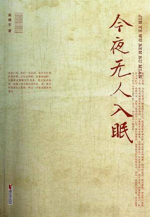 今夜无人入眠(2013年浙江文艺出版社出版的图书)