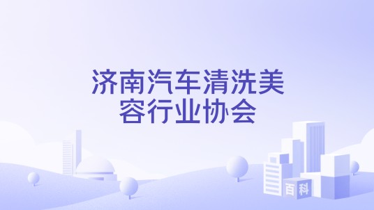 济南汽车清洗美容行业协会