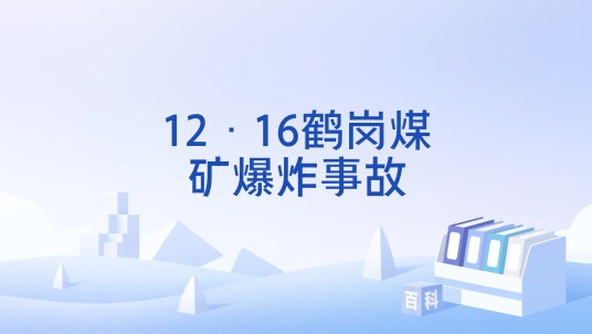 12·16鹤岗煤矿爆炸事故