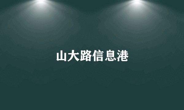 山大路信息港
