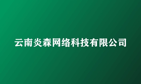 云南炎森网络科技有限公司
