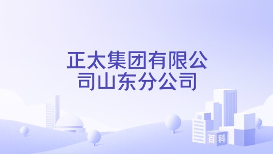正太集团有限公司山东分公司