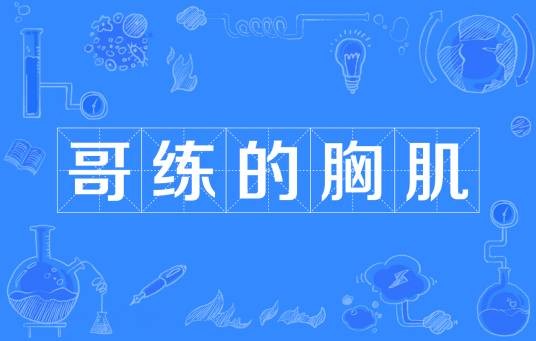 哥练的胸肌