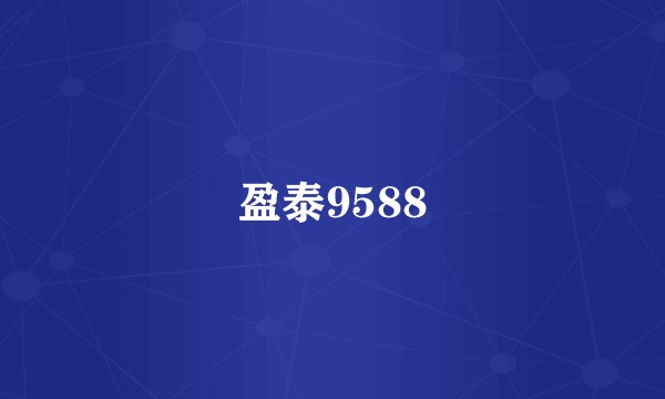 盈泰9588