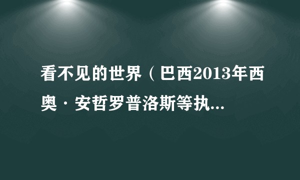 看不见的世界（巴西2013年西奥·安哲罗普洛斯等执导的电影）