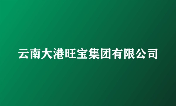云南大港旺宝集团有限公司