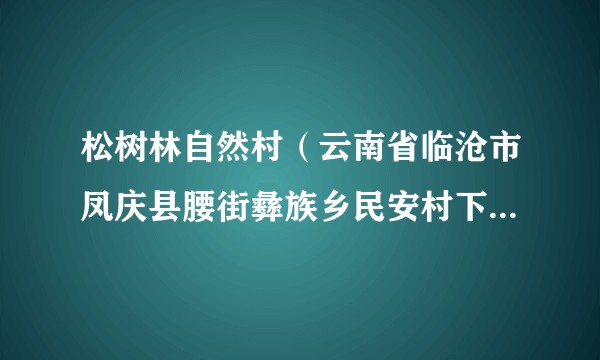 松树林自然村（云南省临沧市凤庆县腰街彝族乡民安村下辖自然村）