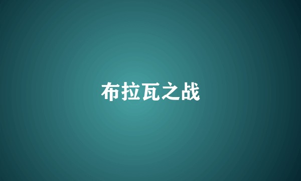 布拉瓦之战