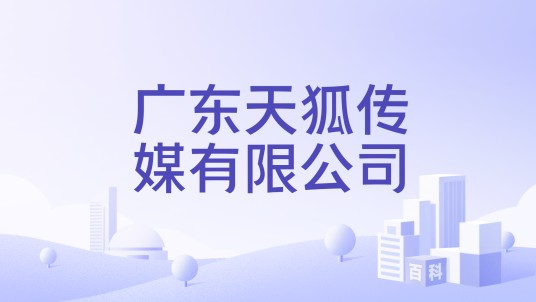 广东天狐传媒有限公司