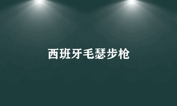 西班牙毛瑟步枪