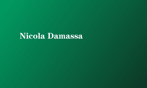 Nicola Damassa