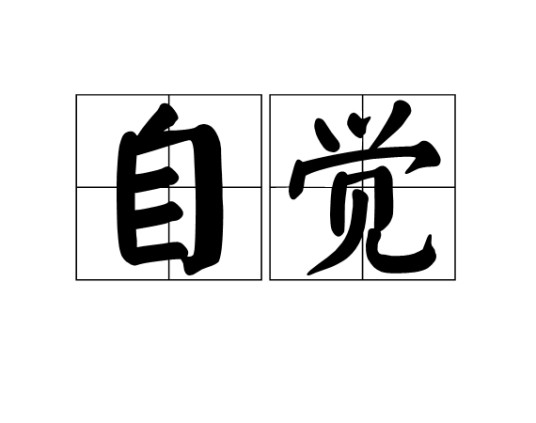 自觉（主体对自身存在及规律的反思意识）