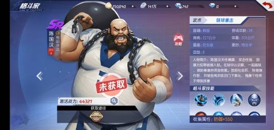 陈国汉（手游《拳皇命运》的一名SR级格斗家）