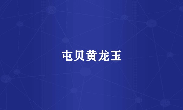 屯贝黄龙玉