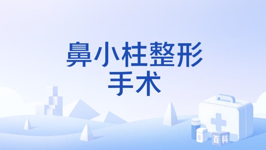 鼻小柱整形手术