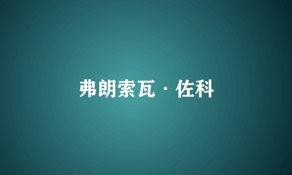 弗朗索瓦·佐科