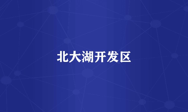 北大湖开发区