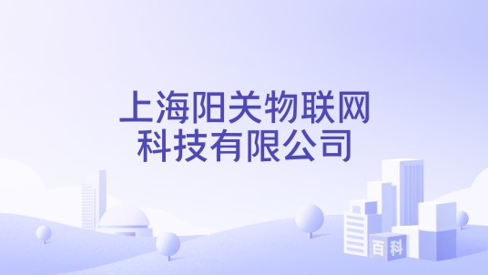 上海阳关物联网科技有限公司