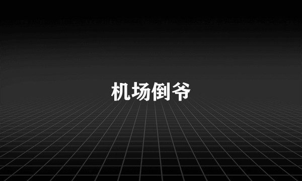 机场倒爷