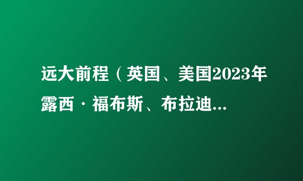 远大前程（英国、美国2023年露西·福布斯、布拉迪·胡德执导的电视剧）