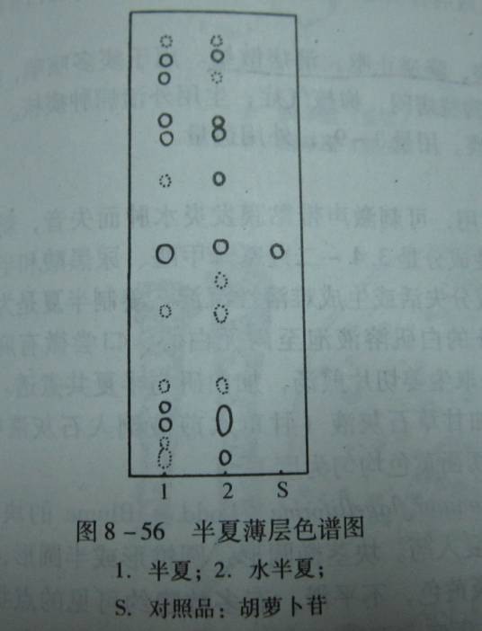 薄层色谱分析法