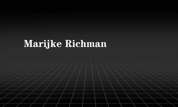 Marijke Richman