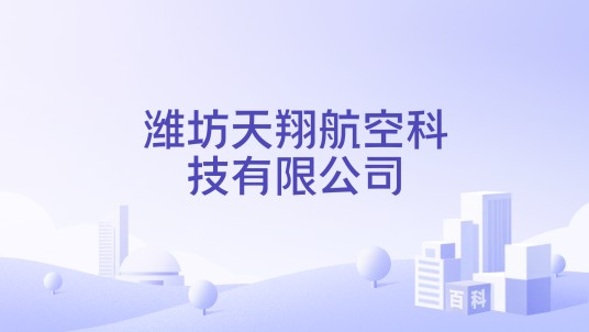 潍坊天翔航空科技有限公司
