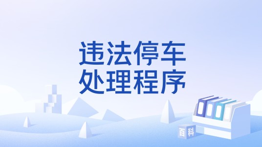 违法停车处理程序