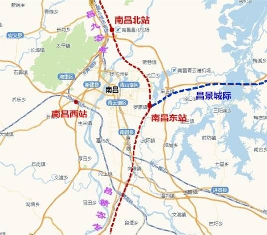 南昌东站(中国江西省南昌市青山湖区境内铁路车站)